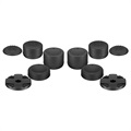 Goobay PS5 DualSense Controller-Griffe / Schutzkappen - Schwarz