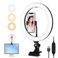 PULUZ PKT3126B LED Ring Light Kit 10.2" 26cm Videokonferenz Beleuchtung 3 Dimmbar Farbe 10 Helligkeitsstufen für Kamera Smartphone YouTube TikTok Selbstportrait