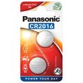 Panasonic Mini CR2016 Lithium-Knopfbatterien - 2 Stk.