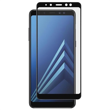 Samsung Galaxy A8 (2018) Panzer Premium Panzerglas - Schwarz