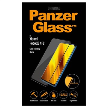 PanzerGlass Case Friendly Xiaomi Poco X3 NFC Panzerglas - Schwarz