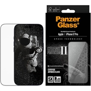 iPhone 17 Pro PanzerGlass Ceramic II Protection Ultra-Wide Fit EasyAligner Panzerglas - 9H - Schwarzer Rand