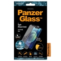 iPhone 12 Mini Panzerglas - 9Hs Case Friendly CamSlider Panzerglas - 9H - Schwarz Rand