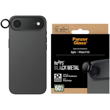 iPhone Air PanzerGlass Hoops Kamera Objektivschutz - Schwarz