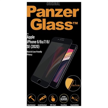 PanzerGlass Privacy Case Friendly iPhone 6/6S/7/8/SE (2020)/SE (2022) Panzerglas - Schwarz