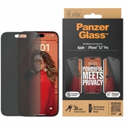iPhone 15 Pro Panzerglas Ultra-Wide Fit Privacy EasyAligner Panzerglas - 9H - Schwarz Rand