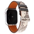 Apple Watch Series SE/6/5/4/3/2/1 Pattern Lederarmband - 38mm, 40mm