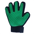 Haustierpflegehandschuh mit Gummigitter - Grün