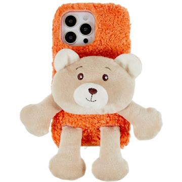 3D Plush Doll iPhone 14 Pro TPU Hülle