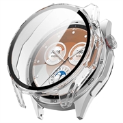 Huawei Watch GT 6 Kunststoff Hülle mit Panzerglas - 46mm - Durchsichtig