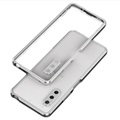 Polar Lights Style Sony Xperia 10 IV Metall Bumper - Silber