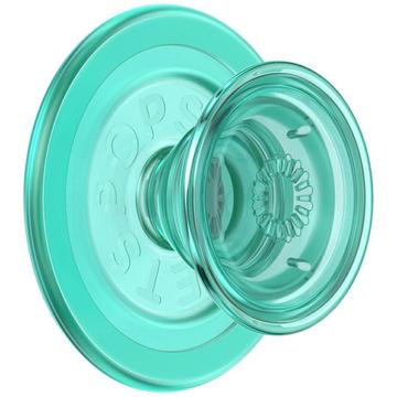 PopSockets Runder ausziehbarer MagSafe PopGrip-Ständer und -Griff - Durchscheinende Minze