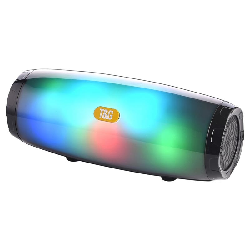 auvisio Mobiler Lautsprecher mit Bluetooth 3 W LED RGB-Lichteffekten 
