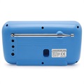 Tragbares DAB Radio & Bluetooth Lautsprecher C10 - Weiß / Blau