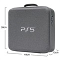 Sony Playstation 5 Tragbare EVA-Tasche - Grau