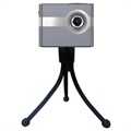 Tragbarer Multimedia Projektor mit Stativ C50 - EU-Stecker - Silber