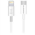 Powerstar USB-C / Lightning Kabel - 1m (Offene Verpackung - Bulk Befriedigend)