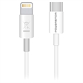 Powerstar USB-C / Lightning Kabel - 1m - Weiß
