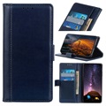 Premium Samsung Galaxy A10 Wallet Hülle mit Stand-Funktion - Blau