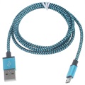 Premium USB 2.0 / MicroUSB Kabel - 3m - Blau
