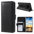 Samsung Galaxy Note8 Premium Schutzhülle mit Geldbörse und Stand-Funktion - Schwarz