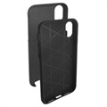 Prio Double Shell iPhone X / iPhone XS Hybrid Hülle - Schwarz