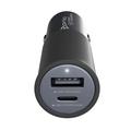 Prio Fast Charge Autoladegerät - 100W PD USB-C, 22.5W USB-A - Schwarz