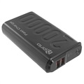 Prio Fast Charge Powerbank - 2xUSB-A, USB-C - 20000mAh - Schwarz