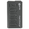 Prio Fast Charge Powerbank - 2xUSB-A, USB-C - 20000mAh - Schwarz