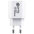 Prio Fast Charge USB-C Wand-ladegerät - 20W - Weiß