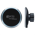 Prio Fast Charge Magnetisches Kabelloses Autoladegerät - 15W - Schwarz