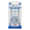 Prio High-Speed Type-C Kabel - 1,2m - 100W, 5A - Weiß