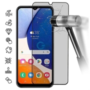 Samsung Galaxy A16 Privacy Full Cover Panzerglas - 9H - Schwarz Rand