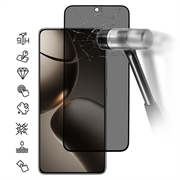 Xiaomi 15T/15T Pro Privacy Full Cover Panzerglas - 9H - Schwarz Rand