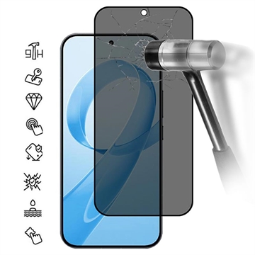 Xiaomi Redmi K90 Pro Max Privacy Full Cover Panzerglas - 9H - Schwarz Rand