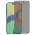 iPhone 15 Privacy Full Cover Panzerglas - 9H - Schwarz Rand