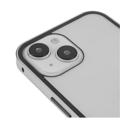 iPhone 14 Max Magnetische Hülle mit Panzerglas - Silber