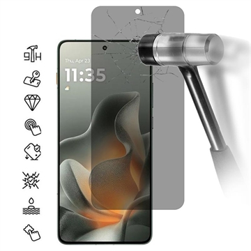 Motorola Edge 70 Privatsphäre Panzerglas - 9H