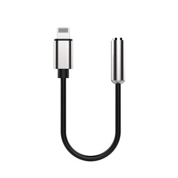 ProXtend MFI zertifizierter Lightning auf 3.5mm Adapter - Schwarz / Silber