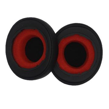 Proteinleder-Ohrpolster für Jabra Engage 50 II/Evolve2 55/Evolve2 50 Kopfhörer - Schwarz
