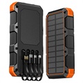 Psooo M2 Drahtlose Solar Powerbank - 36800mAh - Orange