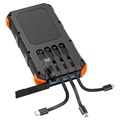 Psooo M2 Drahtlose Solar Powerbank - 36800mAh - Orange