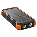 Psooo M2 Drahtlose Solar Powerbank - 36800mAh - Orange