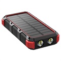 Psooo M2 Drahtlose Solar Powerbank - 36800mAh - Rot