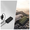 Psooo PS-400 Solar Powerbank - 4xUSB-A, 30000mAh - Schwarz