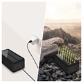 Psooo PS-400 Solar Powerbank - 4xUSB-A, 50000mAh - Schwarz