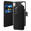 Puro 2-in-1 Samsung Galaxy S23+ 5G Magnetische Wallet Hülle - Schwarz