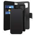 Puro 2-in-1 Magnetische iPhone 12 Pro Max Wallet Hülle - Schwarz