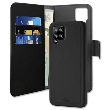 Puro 2-in-1 Samsung Galaxy A42 5G Magnetische Wallet Hülle - Schwarz