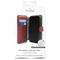 Puro 360 Rotierend Universal Smartphone Schutzhülle mit Geldbörse - XXL - Rot